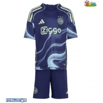 Ajax Oscar Gloukh #10 Bortedraktsett Barn 2025-26 Kortermet (+ Korte bukser)